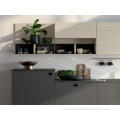 Custom Grey Wood Lacquer Wall RTA Kitchen Cabinet